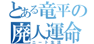 とある竜平の廃人運命（ニート生活）