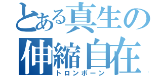 とある真生の伸縮自在真鍮製曲金発声器（トロンボーン）