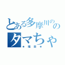 とある多摩川ののタマちゃん（★福田★）