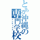 とある沖縄の専門学校（インデックス）