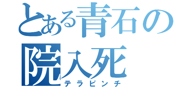 とある青石の院入死（テラピンチ）