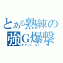 とある熟練の強Ｇ爆撃（エアバースト）