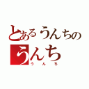 とあるうんちのうんち（うんち）