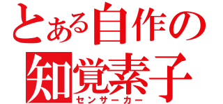 とある自作の知覚素子（センサーカー）