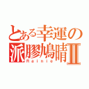 とある幸運の派膠鳩晴Ⅱ（Ｒａｉｎｉｅ）