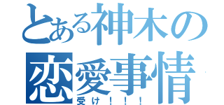 とある神木の恋愛事情（受け！！！）