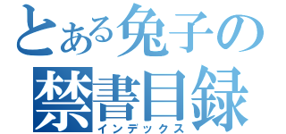 とある兔子の禁書目録（インデックス）