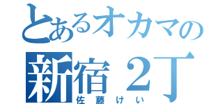 とあるオカマの新宿２丁目（佐藤けい）