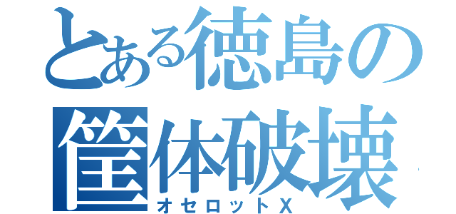 とある徳島の筐体破壊者Ｘ（オセロットＸ）