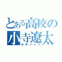 とある高校の小寺遼太郎（永年パシり）