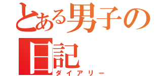 とある男子の日記（ダイアリー）