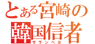 とある宮崎の韓国信者（サランヘヨ）