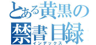 とある黄黒の禁書目録（インデックス）