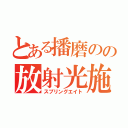 とある播磨のの放射光施設（スプリングエイト）