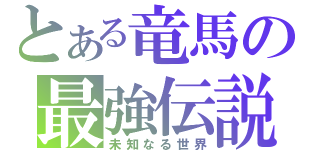 とある竜馬の最強伝説（未知なる世界）