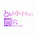 とある小学生の雌穴（おまんこ大好き）