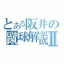 とある阪井の蹴球解説Ⅱ（）