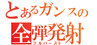 とあるガンスの全弾発射（フルバースト）