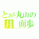 とある丸山の月　面歩行（ムーンウォーク）