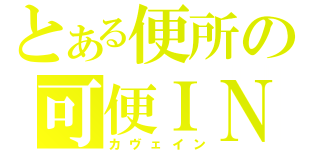 とある便所の可便ＩＮ（カヴェイン）