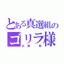 とある真選組のゴリラ様（近藤 勲）