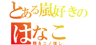 とある嵐好きのはなこ（翔＆ニノ推し）