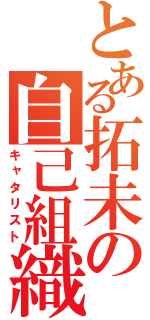 とある拓未の自己組織（キャタリスト）