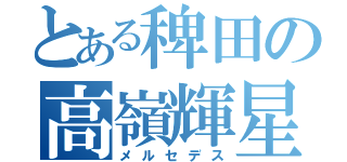 とある稗田の高嶺輝星（メルセデス）