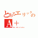 とあるエリックのＡ＋（Ｎｏ Ｍｉｓｔａｋｅ）