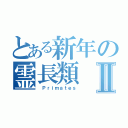 とある新年の霊長類Ⅱ（ Ｐｒｉｍａｔｅｓ）