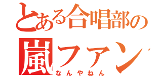 とある合唱部の嵐ファン（なんやねん）