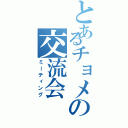 とあるチョメの交流会（ミーティング）