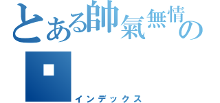 とある帥氣無情の暽（インデックス）