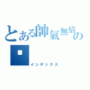 とある帥氣無情の暽（インデックス）