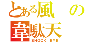 とある風の韋駄天（ＳＨＯＣＫ ＥＹＥ）