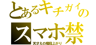 とあるキチガイのスマホ禁（天才えの階段上がり）