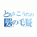 とあるこうたの髪の毛疑惑（ヅラ）