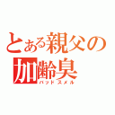 とある親父の加齢臭（バッドスメル）