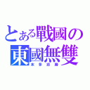 とある戰國の東國無雙（本多忠勝）