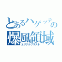 とあるハゲッテの爆風領域（エリアルブラスト）