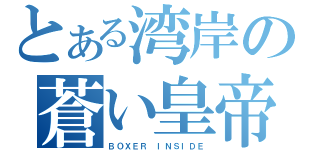 とある湾岸の蒼い皇帝（ＢＯＸＥＲ ＩＮＳＩＤＥ）