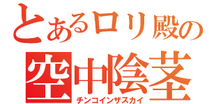 とあるロリ殿の空中陰茎（チンコインザスカイ）