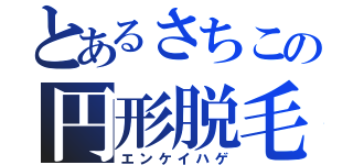 とあるさちこの円形脱毛（エンケイハゲ）