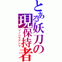 とある妖刀の現保持者（ソノハラアンリ）