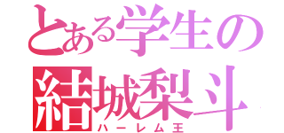 とある学生の結城梨斗（ハーレム王）