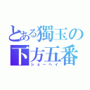 とある獨玉の下方五番（ショーヘイ）