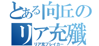 とある向丘のリア充殲滅部隊（リア充ブレイカー）