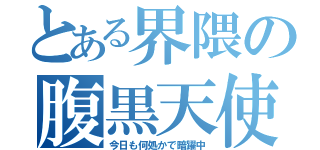 とある界隈の腹黒天使（今日も何処かで暗躍中）