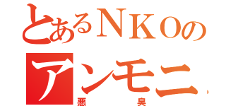 とあるＮＫＯのアンモニア（悪臭）