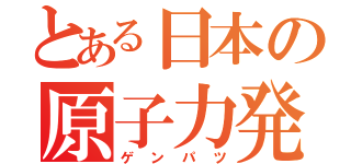 とある日本の原子力発電（ゲンパツ）